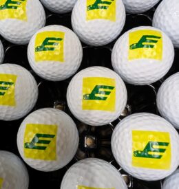 【レンジボール】茨城県 E練習場様 オリジナル印刷事例